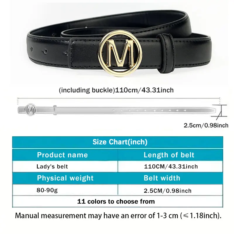 Women's PU Leather Belt with Lunar Button, Temperament Belt, Daily Decoration, Versatile Jeans, Fashion 2024