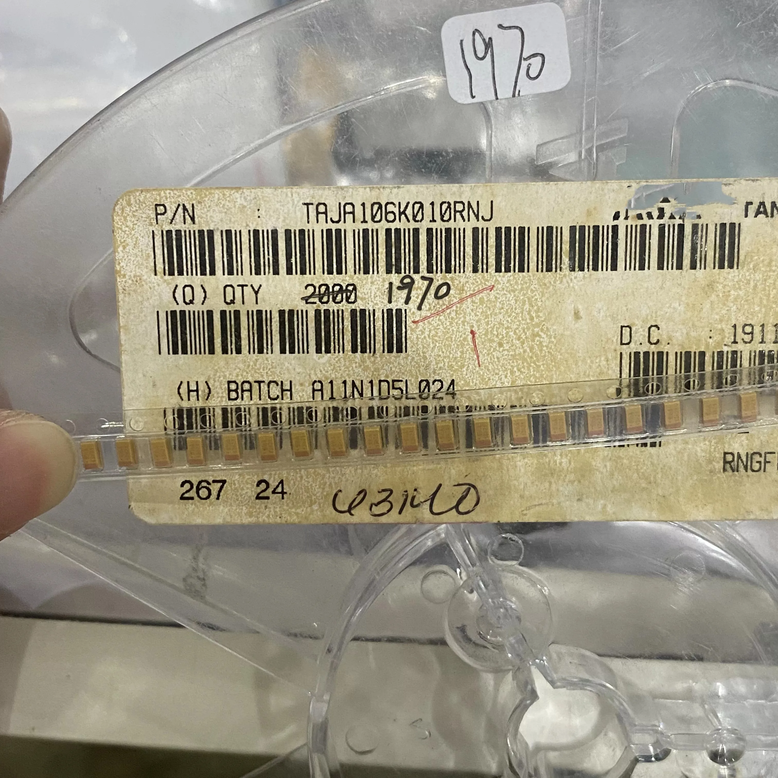 100PCS Brand New Original TAJA106K010RNJ 19+ SMD