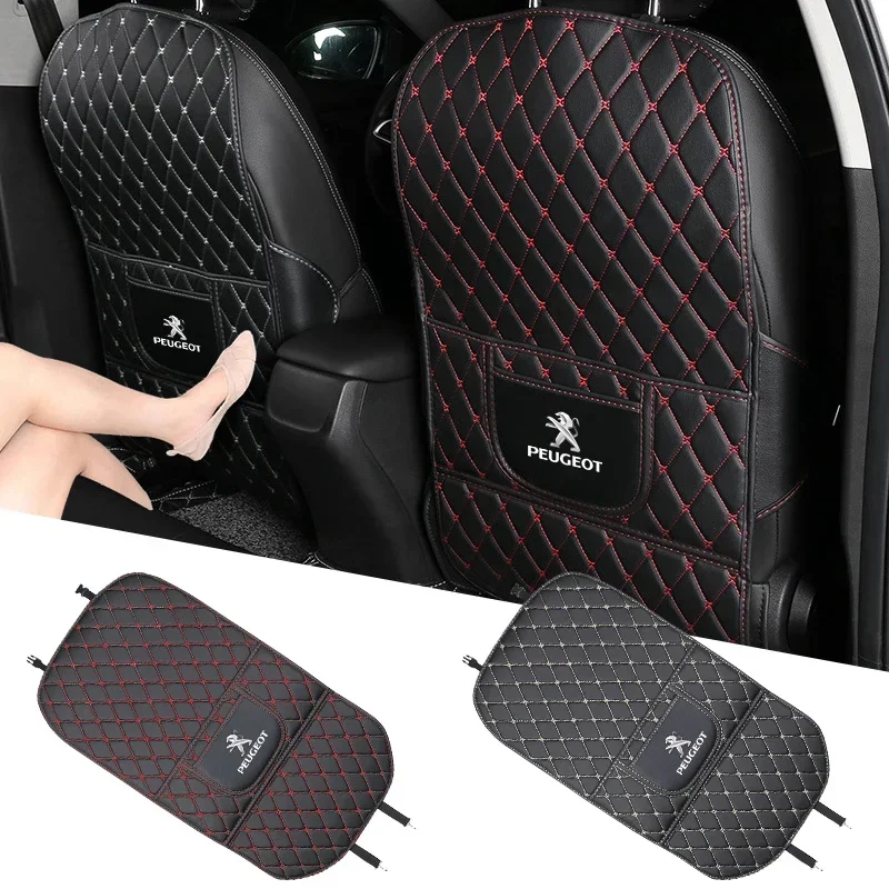 All-inclusive Car Seat Back Anti-kick Pad For Peugeot 206 307 308 3008 207 208 407 508 2008 5008 107 106 205 4008 Accessories