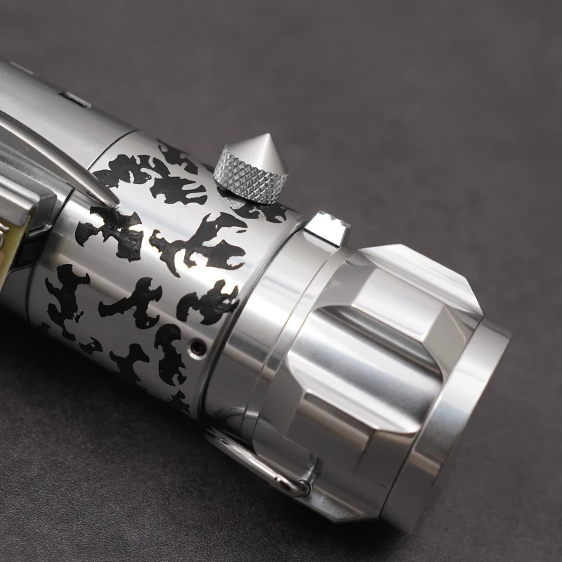 [89SABERS] Luke V2 Vintage saber، جميع المواد المعدنية، إعادة طباعة مقاسات دعامة الفيلم 1:1، مع 19 مجموعة من الخطوط الصوتية والمؤثرات الضوئية.