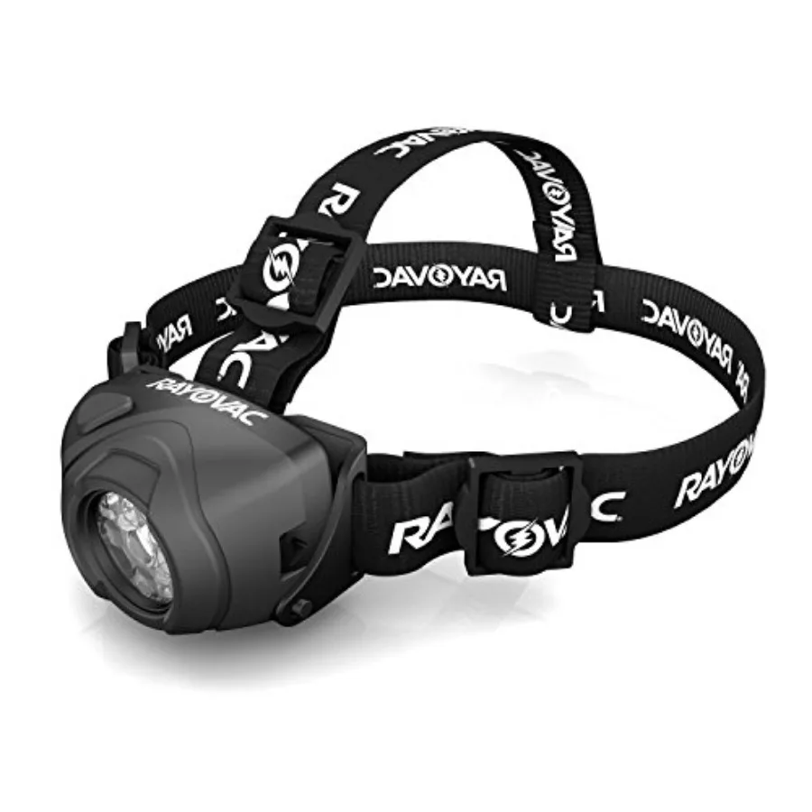 

Virtually Indestructible LED Headlamp, Durable and Bright Headlamp with Head Strap, Camping Gear and Work Light, Batteries Incl