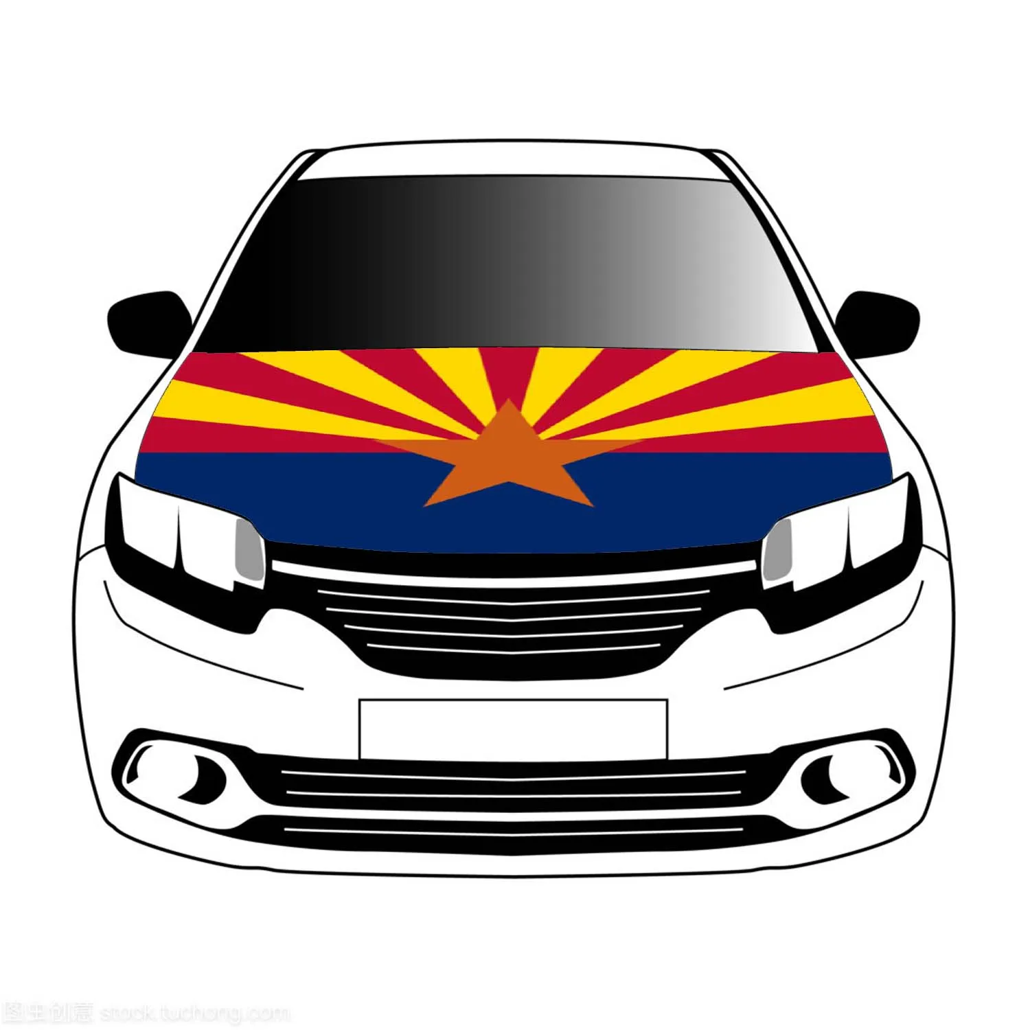 

Arizona Flags 3.3x5ft/5x7ft 100%polyester,car bonnet banner