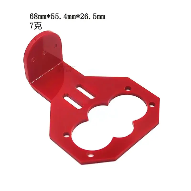 Cartoon Ultrasonic Sensor Mounting Bracket for HC-SR04 Smart Car Red Blue Color