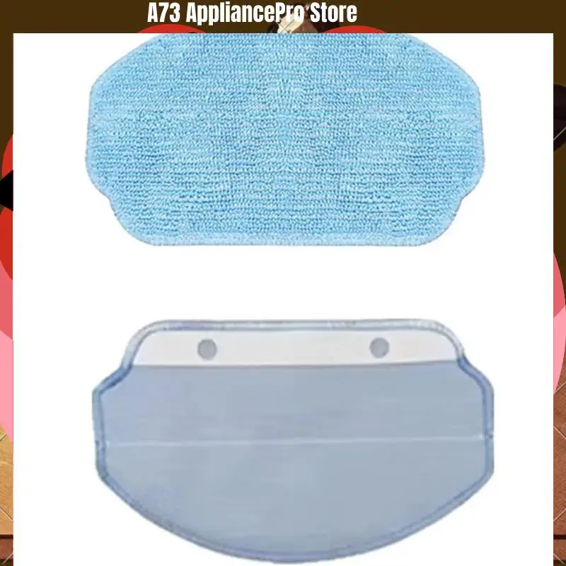 

5 Pack Cleaning Rag Mop Cloth For Midea VCR04W Robot Vacuum Cleaner Replacement Spare Part Accessories-A73Z