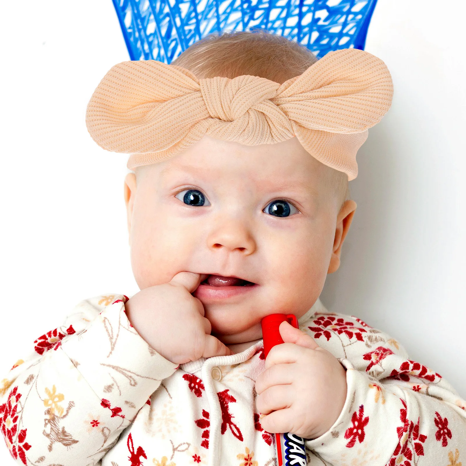 

Headbands Bowknot Hair Bands Soft Elastic Knitted Essentials Polyester Headband Accessories