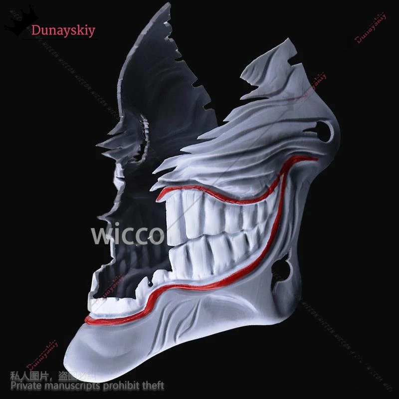 Anime Dandadan Aira Shiratori Cosplay Costume Horror Mask Props 3D Hard Plastic For Girl Woman Halloween Role-playing Customized