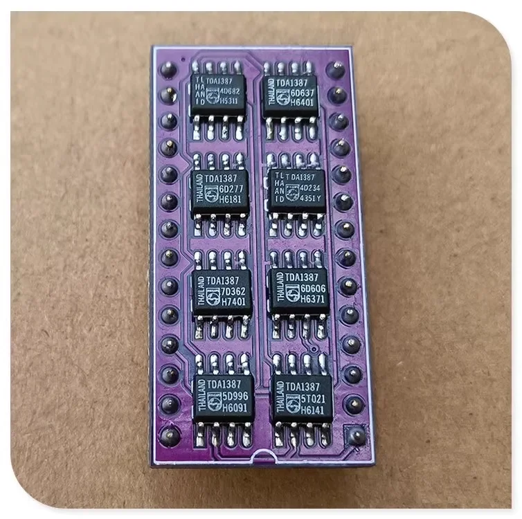 1PCS TDA1387 8 Parallel Replacement TDA1541 / TDA1541A Classic Decoding IC For DAC Module Board