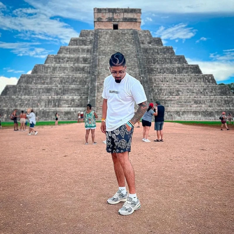 شورت كرة سلة جديد من إريك إيمانويل متعدد الألوان لعام 2025، شورت رياضي غير رسمي، شورت شاطئ شبكي فضفاض يسمح بمرور الهواء #2