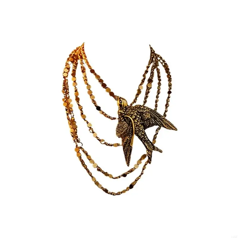 Eye Catching Deluxe Costume Jewelry Necklace Combining Elaborate Beading And Dramatic For Festive Outfits