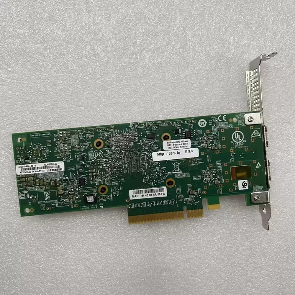 

Двухпортовая 10-гигабитная сетевая карта 25 ГБ QL41222HLCU