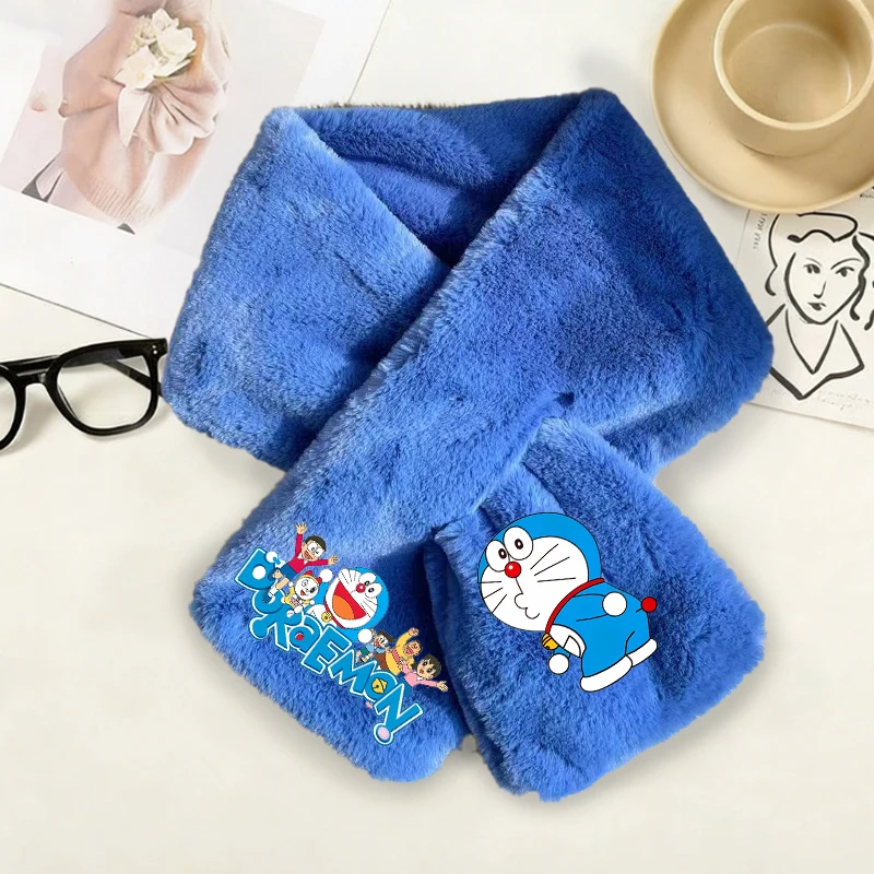 

Anime Movie Doraemon Scarf Cartoon Anime Boys Scarfs Winter Fashion Warm Blue Neckerchief Kid Trendy Cool Wrap Birthday Gift Hot