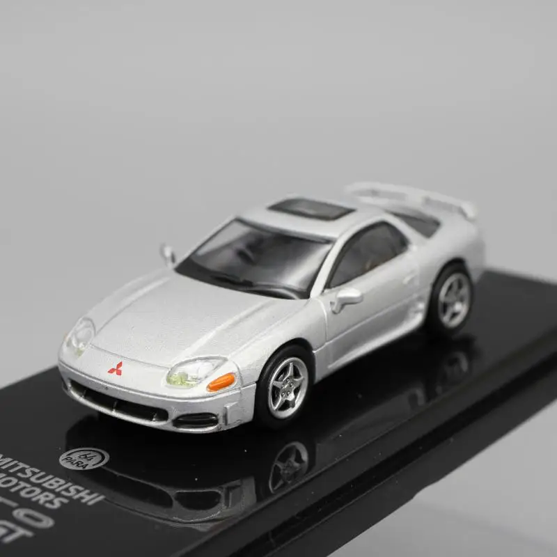 Para64 1:64 Mitsubishi Motoren Gto 3000gt Zwart Beperkte Verzameling Van Spuitgieten Legering Automodellen