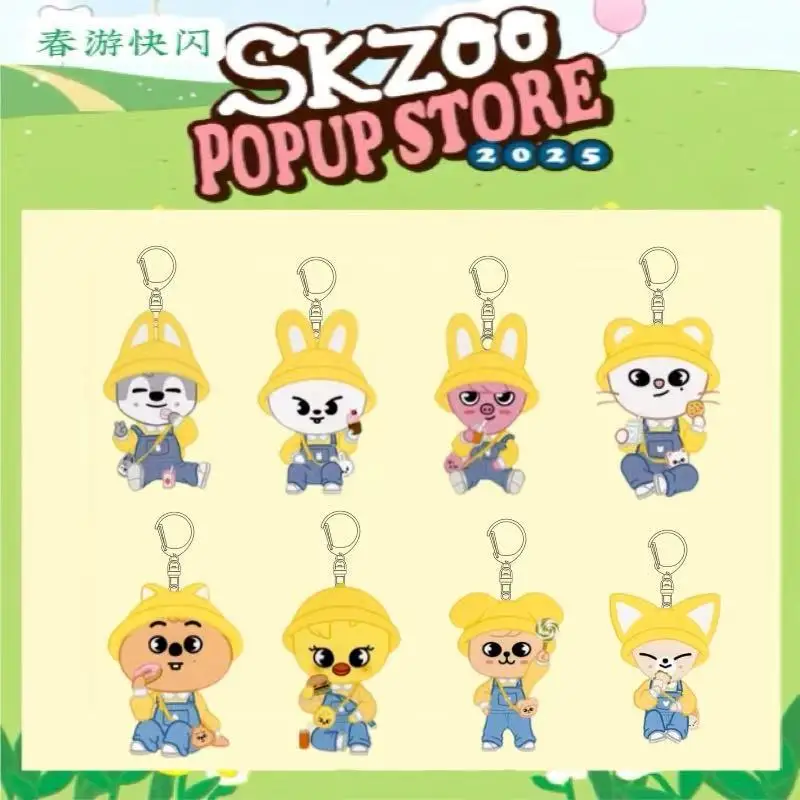 

Бродячие дети весенняя прогулка детский сад акриловый брелок для украшения сумки кулон милый мультфильм окружающий