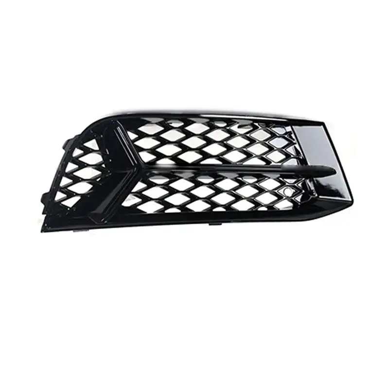 1 Pair Front Bumper Fog Light Grille Cover Honeycomb Fog Lamp Cover For A3 S3 17-20 Decorative Modification Accessories-AS5