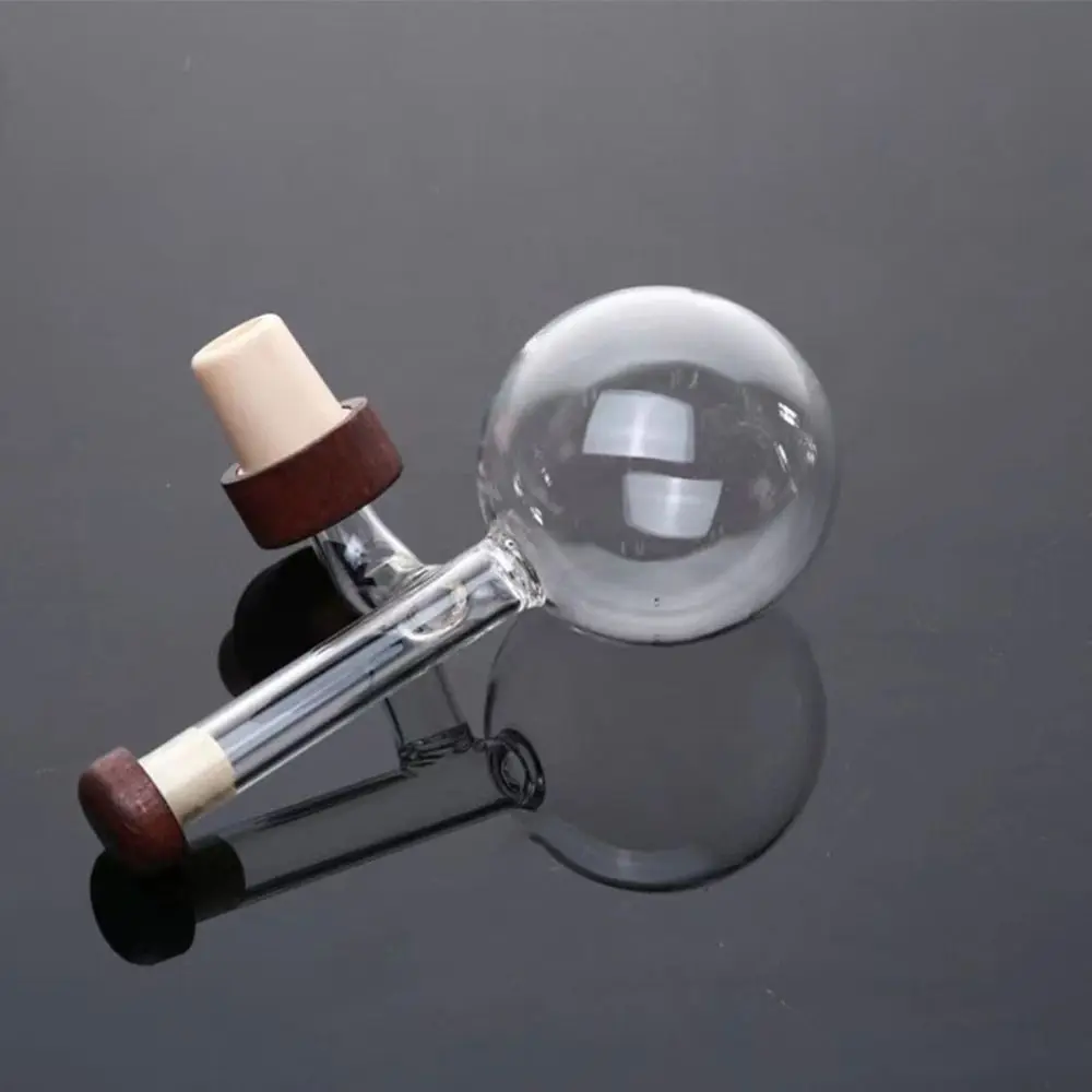 Fast Round/Peach Shaped Quick Wine Decanter Spout Glass Clear Wine Aerator Professional Wine Bottle Pourer Wine Enthusiasts