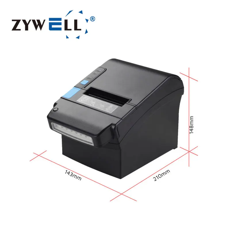 ljc 2026new Desktop Mini Printer for Small Business 80mm Thermal Receipt Printer with Cash Bill Printer