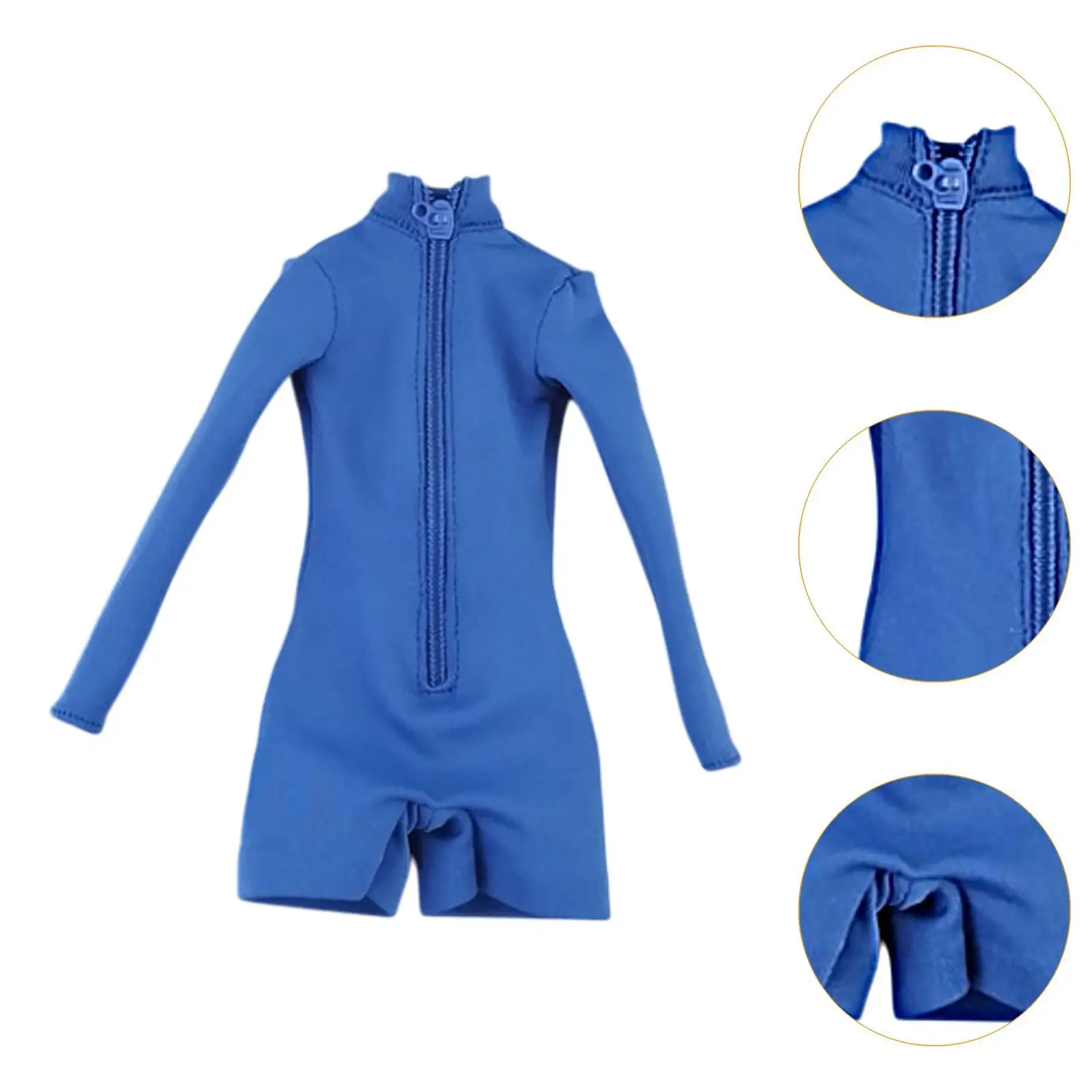1/6 actiefiguren jumpsuit model kostuum voor 12 inch vrouwelijke poppen figuur