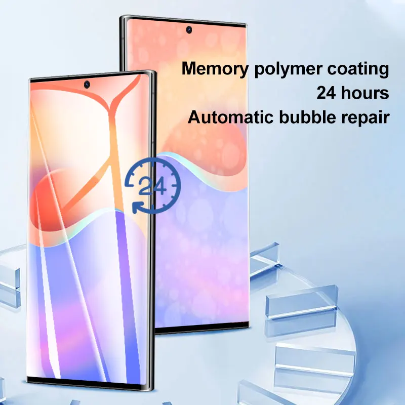 4Pcs Not Glass Hydrogel Film For Samsung Galaxy S24 S23 FE S22 Note 20 10 Ultra S21 S20 plus S10 Lite Screen Protector S10E Film image 3