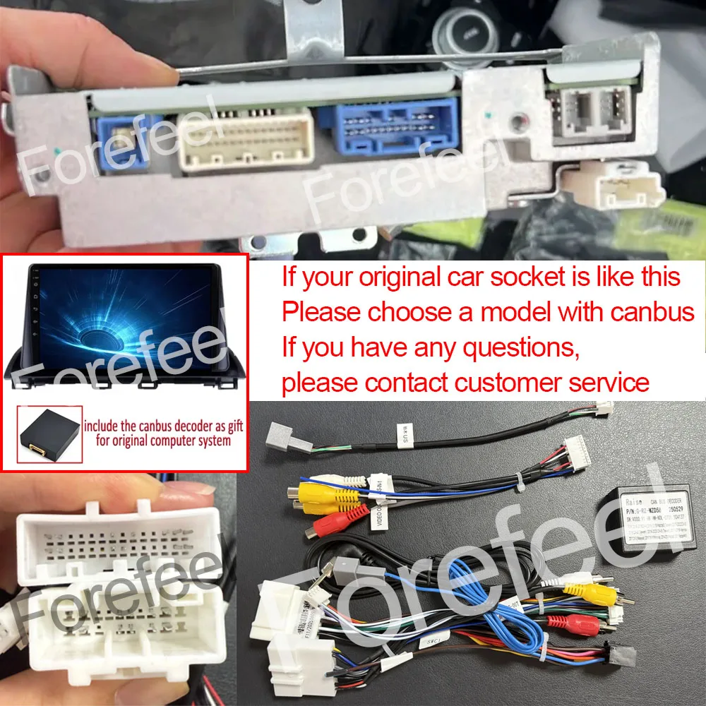 Car Multimedia Android For Mazda 3 Axela 2014-2017 2018 2019 Head Unit Player Navigation GPS Atuo Carplay WIFI 5G No 2din DVD BT