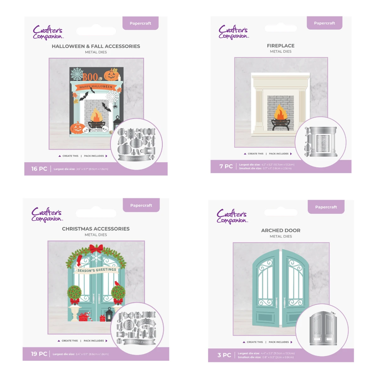

Christmas Arched Door Accessories Metal Cutting Dies Decorating Scrapbooking Diy Paper Card Album Mould Embossing Craft 2025 New