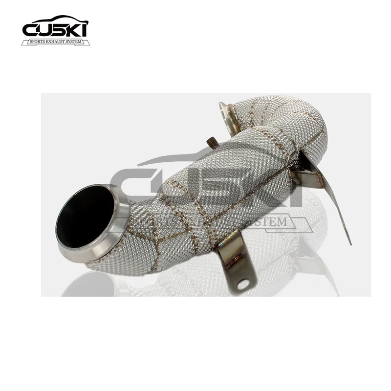 Exhaust Downpipe For Mercedes-Benz A45/A45S AMG W177 2.0T 2010-2022 Stainless Steel High flow catted downpipe Car Exhaust System