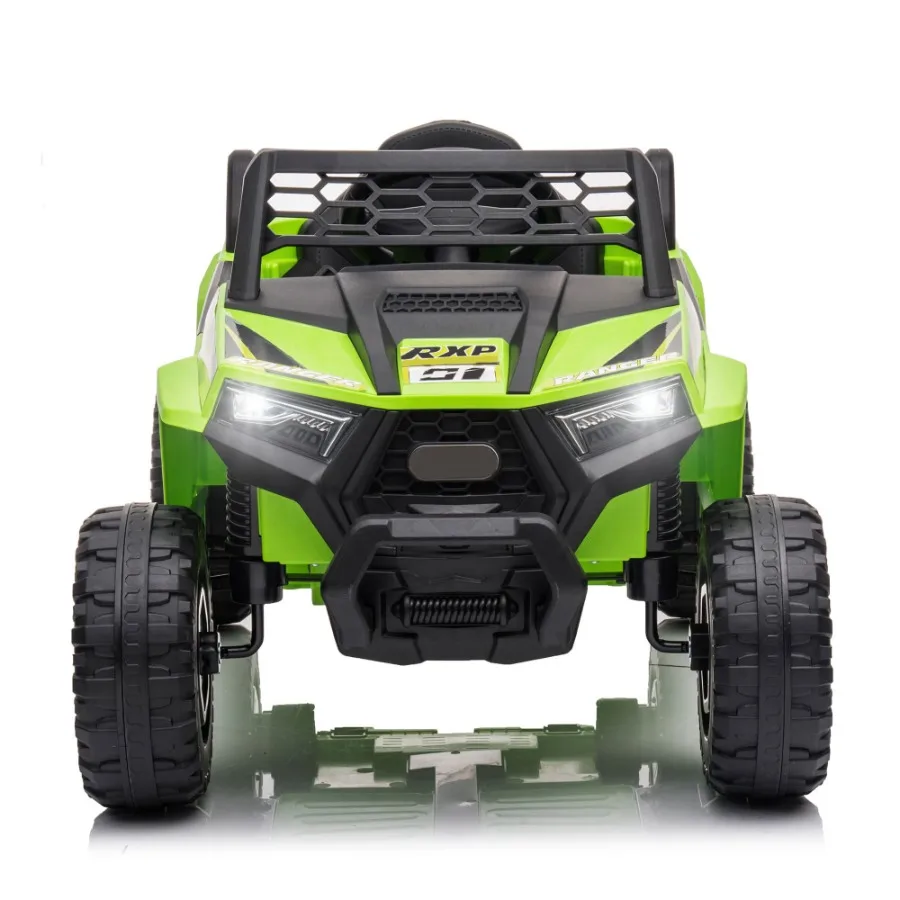12V kids Ride On Mini UTV Electric Car with Front LED Lights and Horn Single Seat with a Safety Belt Forward Reverse Function