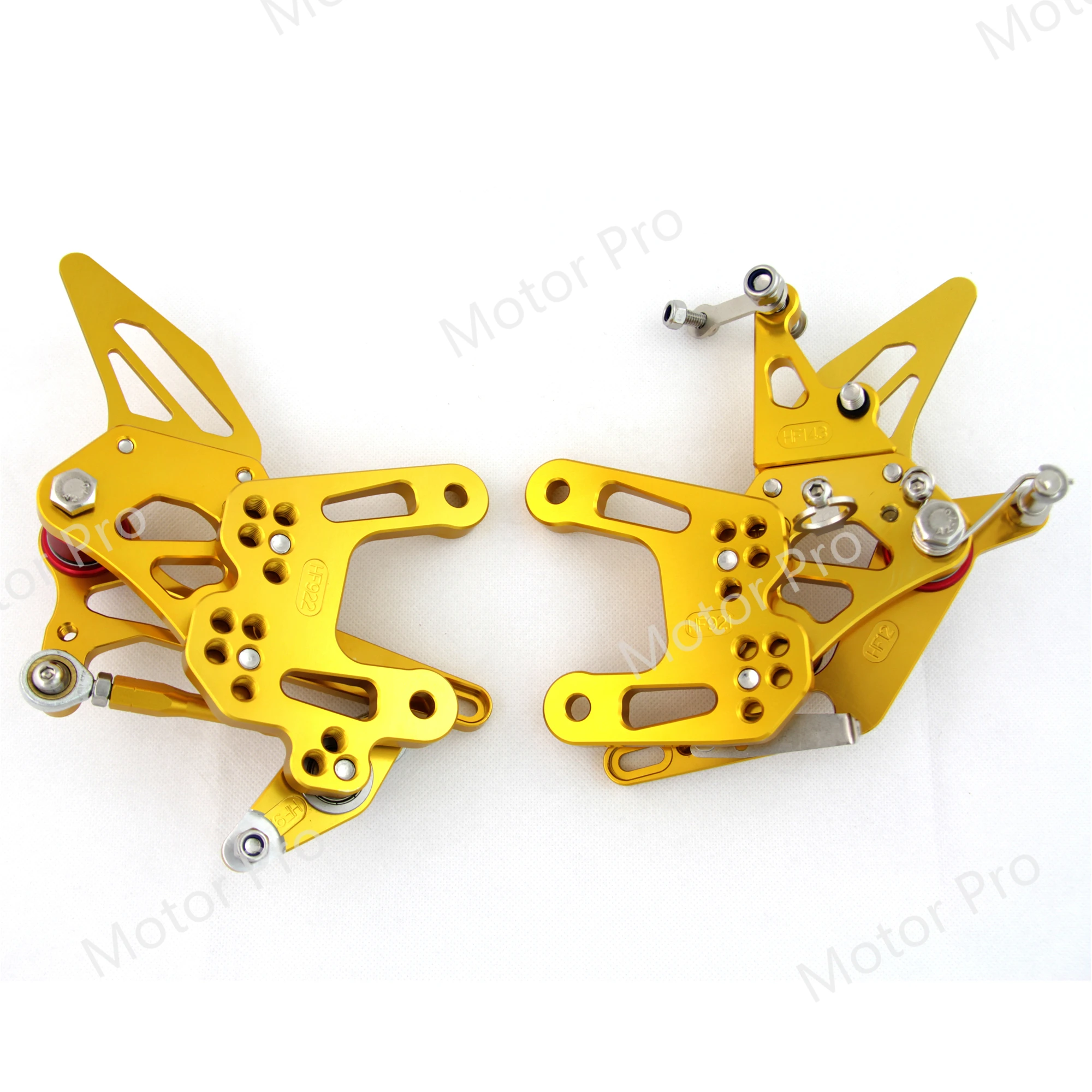 Adjustable Footrests For KAWASAKI NINJA ZX10R 2016 - 2020 QS Motorcycle Foot Peg Rearset Pedal ZX-10R ABS ZX1000 2017 2018 2019