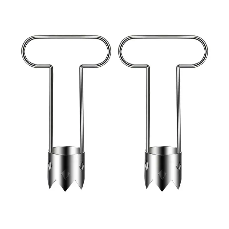 Type 304 Steel Fruit Center Remover with Integrated Handheld Construction for Slicing, Baking, Salads, and Kitchen Recipes D2RD