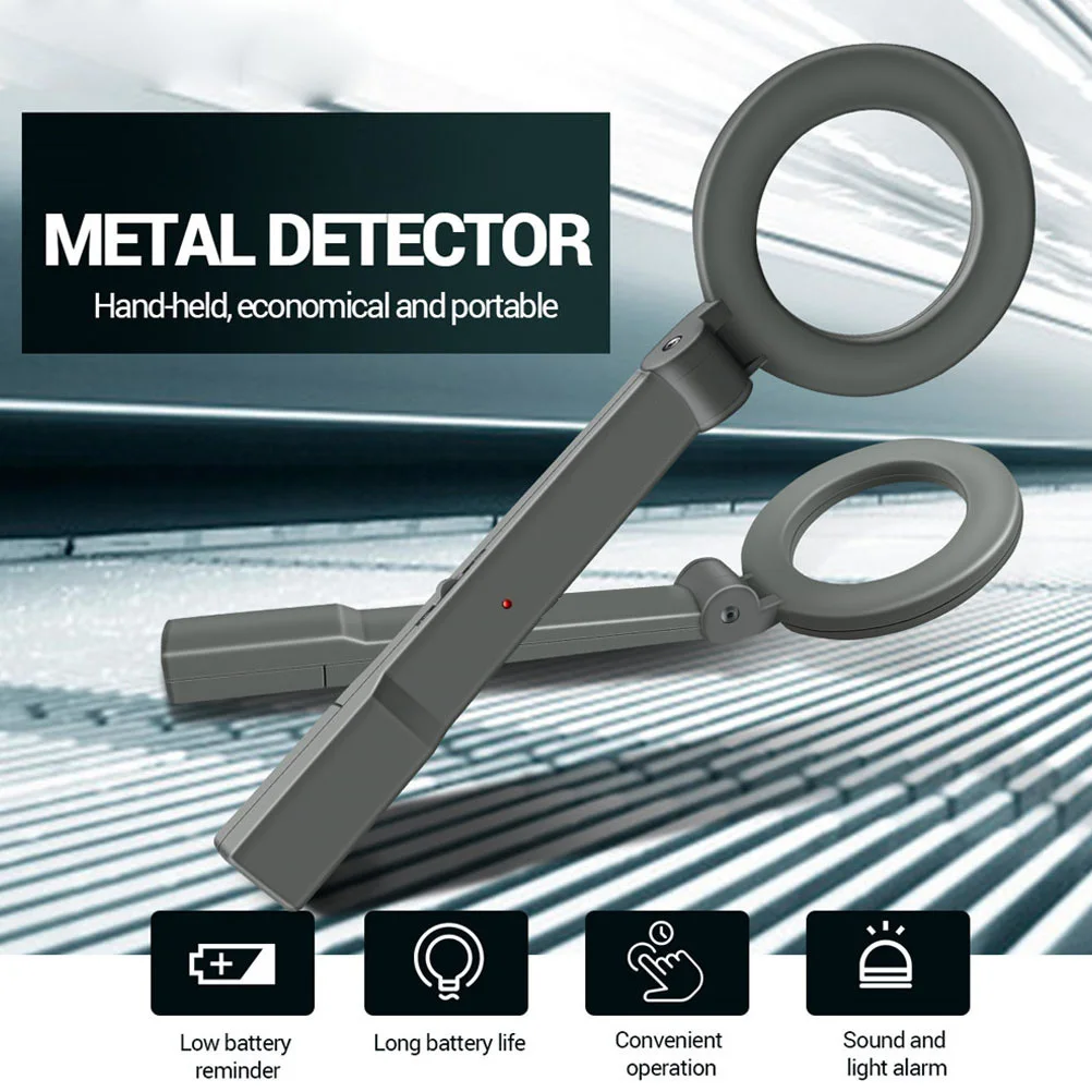 أداة محمولة LED بتصميم عملي ثابت معدني محمول لفحص أمن مترو الأنفاق في المطار #4