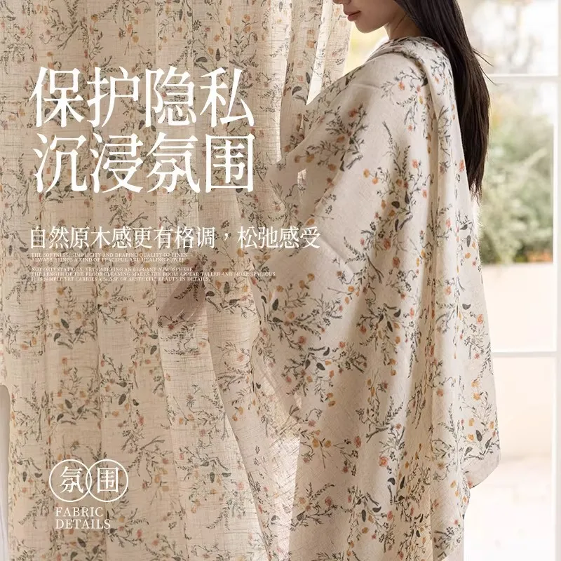 Linen Sheer Curtains for Bedrooms Living Rooms Let in Light But Keep Out View South-Facing Windows Custom Size
