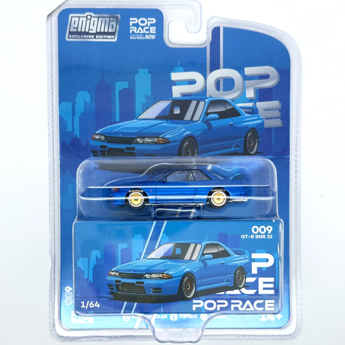 POP RACE 1:64 Pandem CIVIC EG6 Blister Card Diecast Diorama Model Mobil Mainan