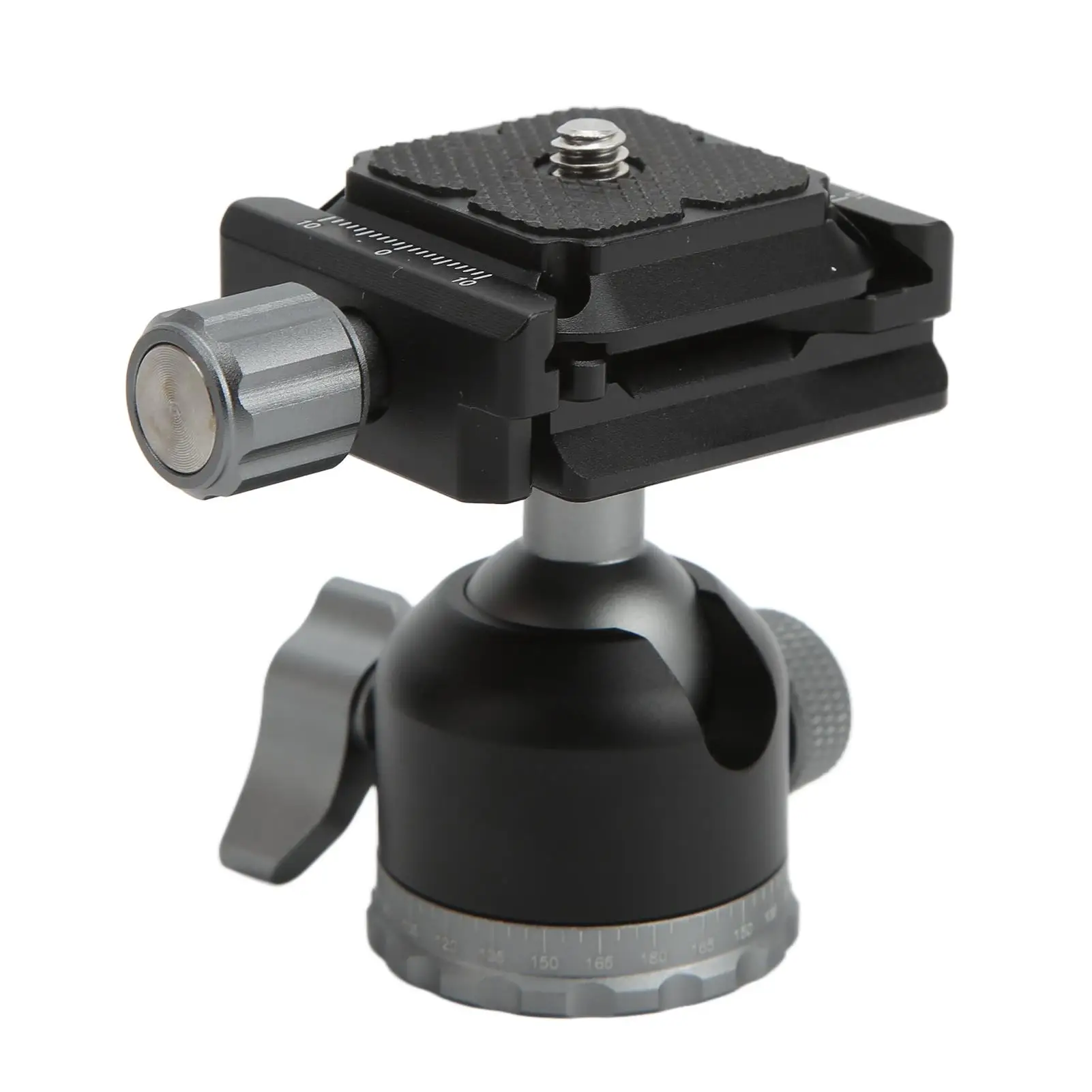 360° Mini Ball Head with Quick Release Plate & 3/8 Screw - Panoramic Photography Accessory