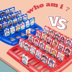 Fun Gift for Children: Guess Who I Am Board Game Toy Educational Guess Who Board Game for Logical Reasoning