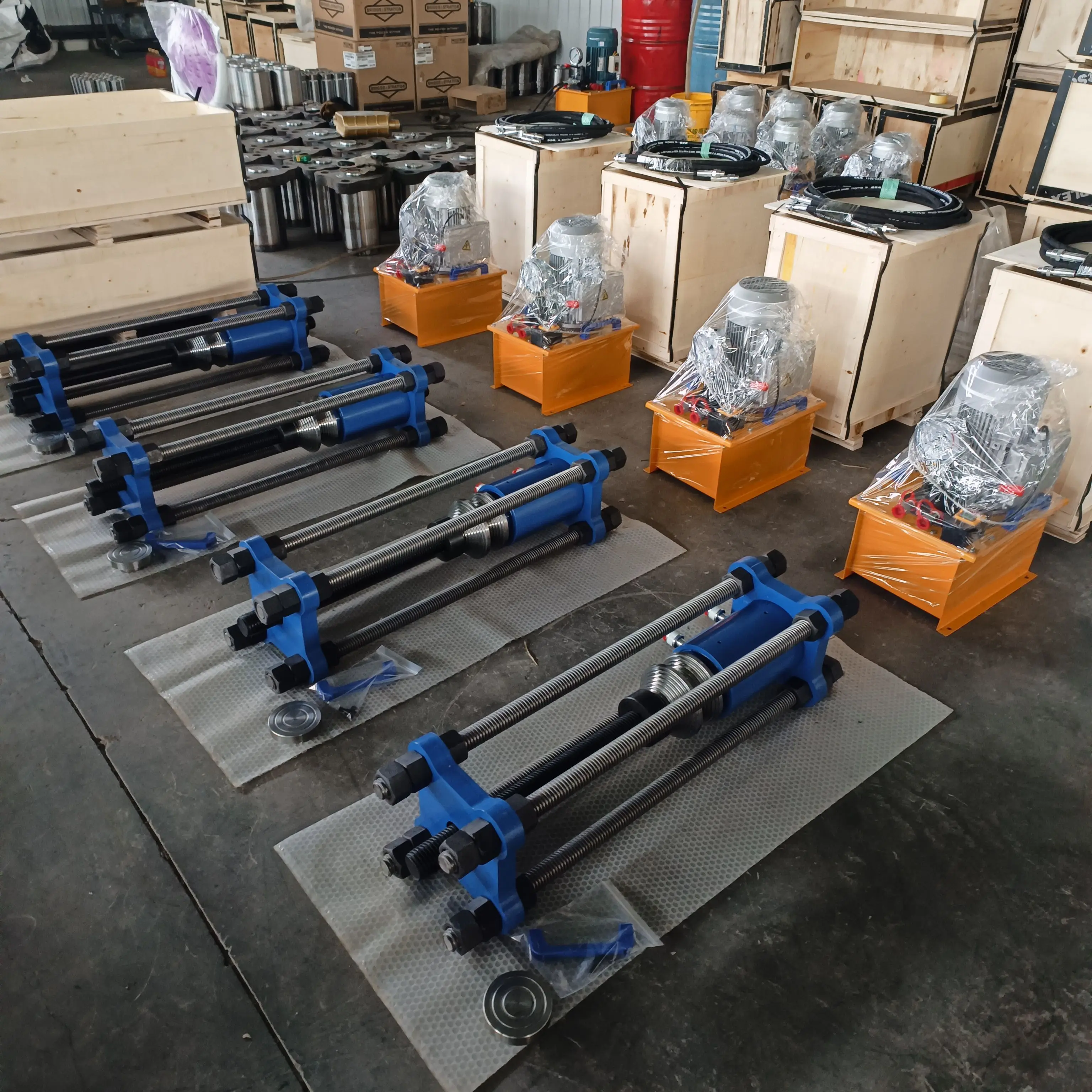 Portable Manual Excavator Electric Hydraulic Press Machine 4-Pole Integrated Pin Removal Chain Sleeve Press Core Motor Component