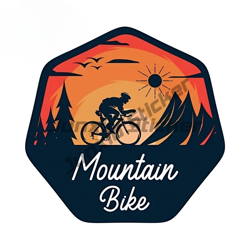 

Cool Moutain Bike Funny Car Sticker Creative Personal Cartoon Windshield Decal Waterproof Vinyl Car Styling Decor