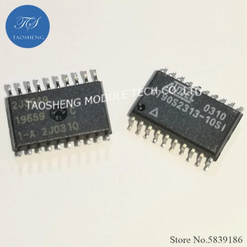 1 stücke 100% neuer und originaler AT90S2313-10SI 8-Bit-Mikrocontroller mit 2k Bytes programmier barem In-System-Blitz