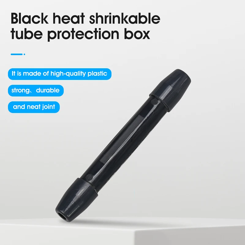 100PCS Optical Fiber Hot Melt Interface Protection Box FTTH Leather Fiber Optic Cable Fusion Heat Shrink Tubing Protection Box