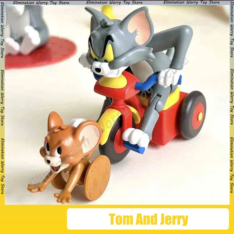 2024 Nieuwe 52 Speelgoed Tom En Jerry Anime Figuur Arme Tom-Serie Blinde Doos Tom En Jerry Mystery Box Room Versiering Kerstcadeau