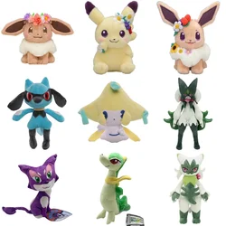 Pokemon Pikachu Plush Eevee Servine Meowscarada Purrloin Jirachi Lucario Toys Hobbies Present Exquisite Birthday Gifts For Kids