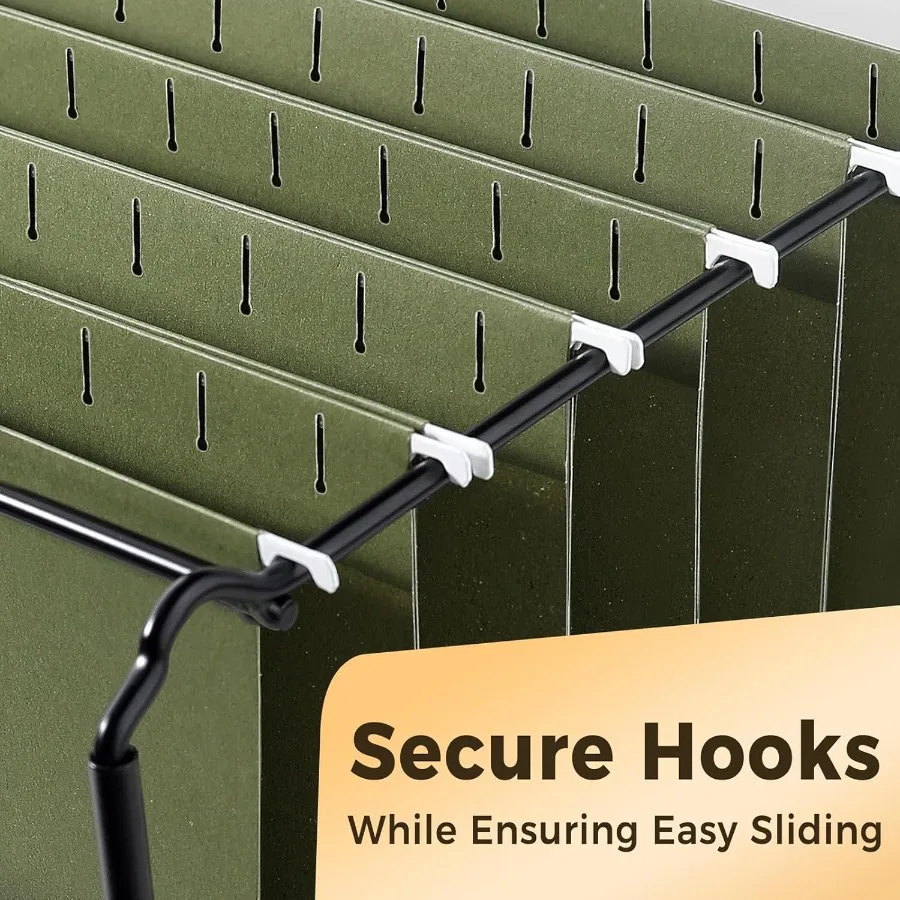 مجلدات ملفات معلقة من SUNEE مكونة من 25 قطعة من مجلدات التعليق المقواة بحجم الحروف مع علامات تبويب 1/5 قطع قابلة للتعديل مثالية لتخزين الملفات الضخمة