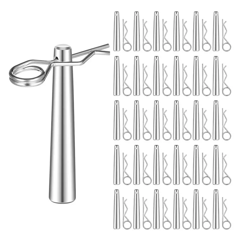 [NEWA76K!】 Cotter Pins Assortment Kit With R Clip Heavy Duty Hitch Pins For Hitch Lock Systems Truss Accessories