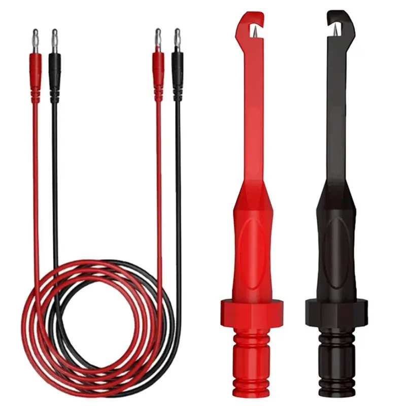 

Firmly Multimeter Test Leads Set Featuring Wire Piercing Probe And 4Mm Banana Plug For Electrical Measurement