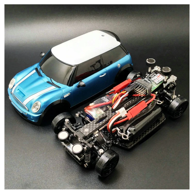 RC Car 1/28 Professional Drift Car MINI-D MINI-ZQ Racing Four-wheel Drive AWD Rear Wheel Drive Assembly KIT Model