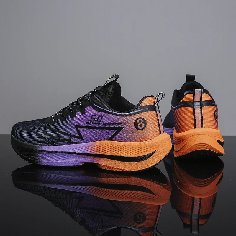أحذية الجري الرياضية للرجال كاجوال ماراثون خفيفة الوزن للنساء، أحذية رياضية مريحة مضادة للانزلاق للمشي في الهواء الطلق #4