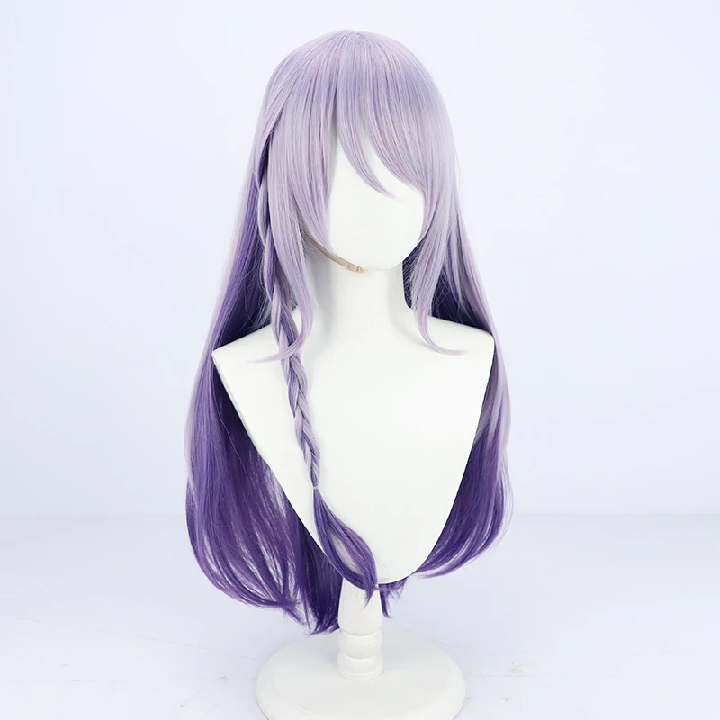 Virtual YouTube Vtuber Aoi hinamori Cosplay Wig Halloween Carnival Party Props Synthetic Hair Heat Resistant Fiber + Wig Cap