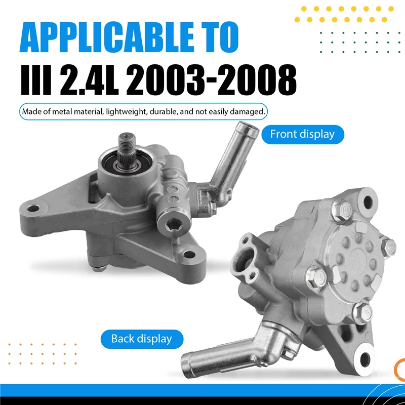 

L10A 56110-RFE-A01 Car Power Steering Pump For Honda Odyssey III 2003-2008 56110-RFE-003 56110-SFE-003