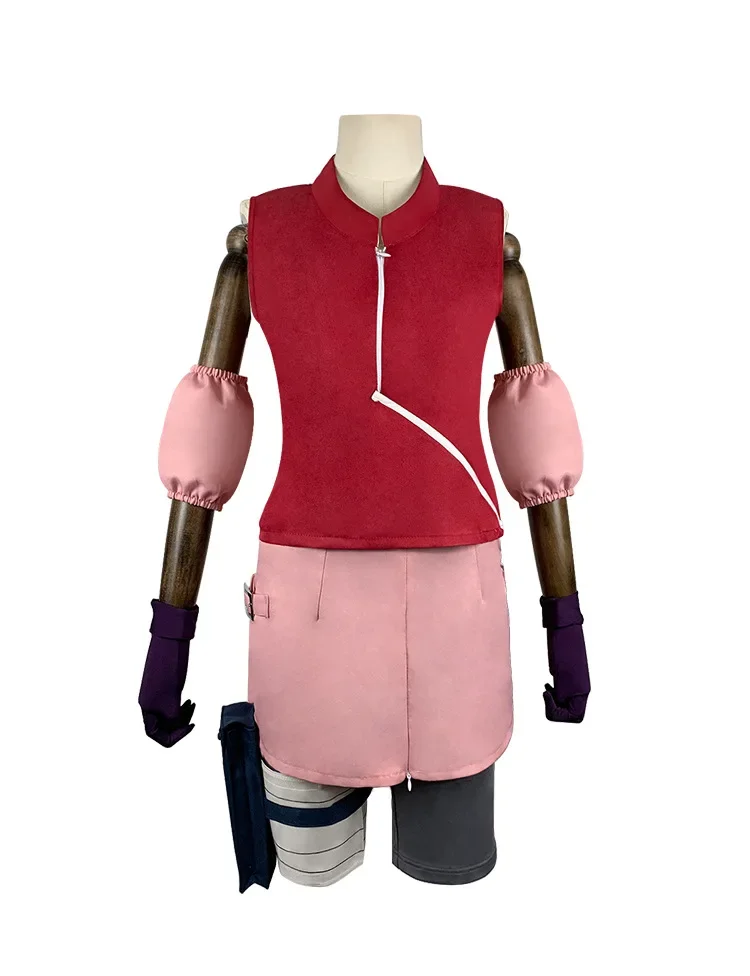 Anime Cosplay Haruno Sakura Women Costume