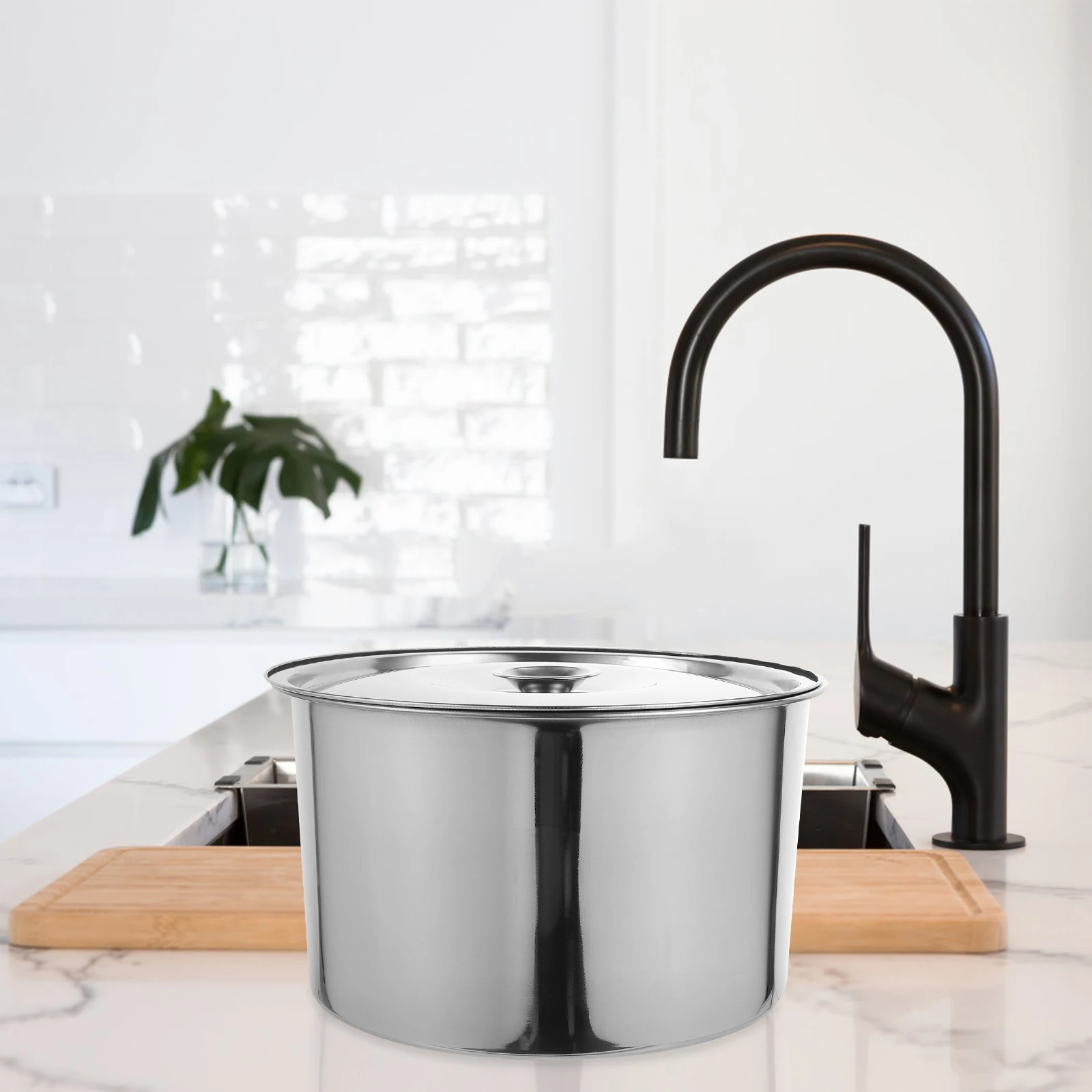 

Stainless Steel Mixing Bowl s Multifunctional Kitchen Baking Grease Container Strainer Home Essentials Easy Clean Bowl Set