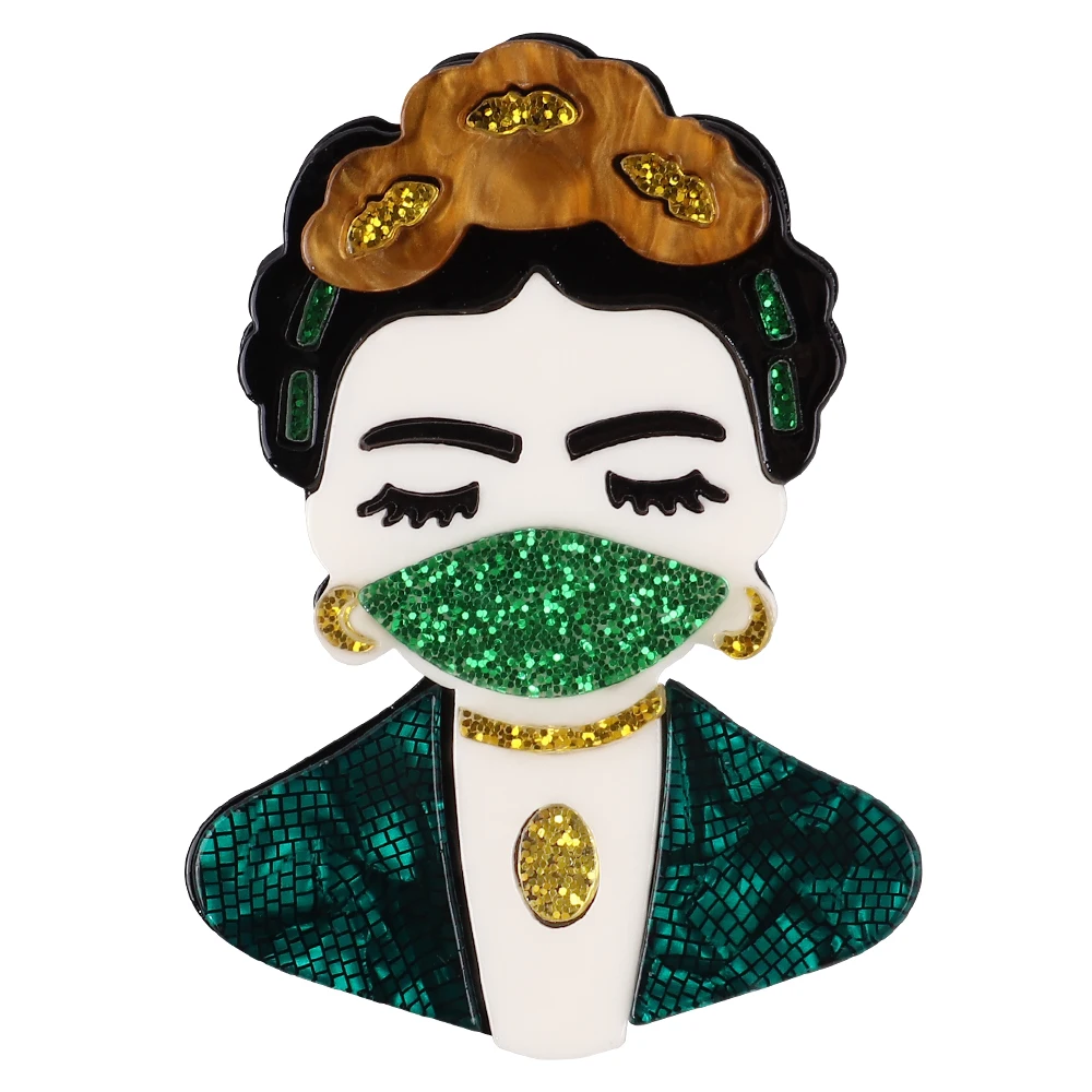 

Модные Акриловые броши на лацкан с блестками для женщин, броши на лацкан для женщин, мультяшная фигурка, брошь, значки на рюкзак, одежда, ювелирные изделия, подарки