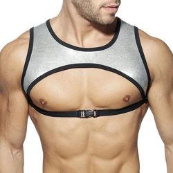 Party Clip Harness Men Shoulder Strap Neoprene Tank Top for Athletic ,Fitness, Club, Bar Stage Show ,You Can Use It ,Up To You.